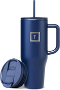 IRON °FLASK Co-Pilot Insulated Mug w/Straw & Flip Cap Lids by IronFlask