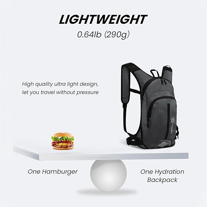 Nepest Hydration Pack Backpack for Women & Men, Lightweight Water Backpack - Image 5