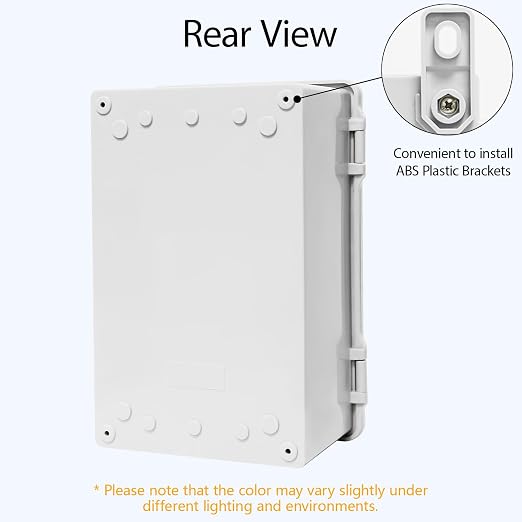 Junction Box ABS Plastic IP65 Waterproof Dustproof Universal Electrical - Image 6
