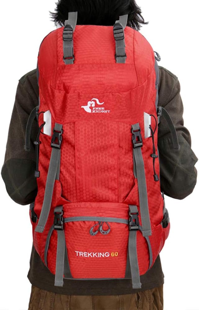 Bseash 60L Waterproof Hiking Camping Backpack - Image 8