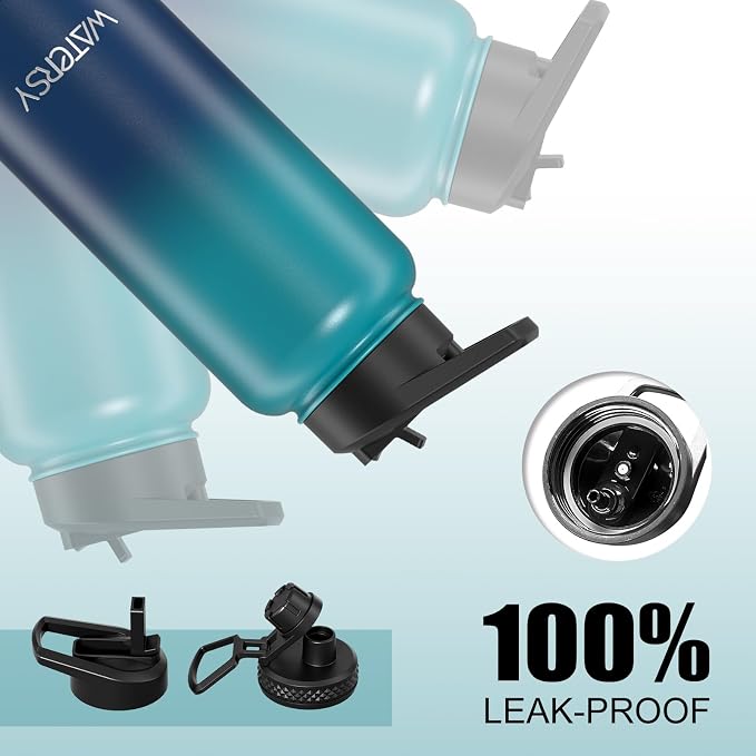 32oz Insulated Water Bottle, BPA Free&Leak Proof, Stainless Steel Water Flask - Image 5