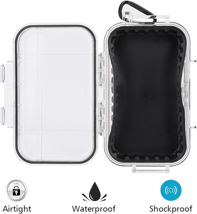 Waterproof Dry Box Protective Case, IP67 Water Resistant Portable Micro Case - Image 3