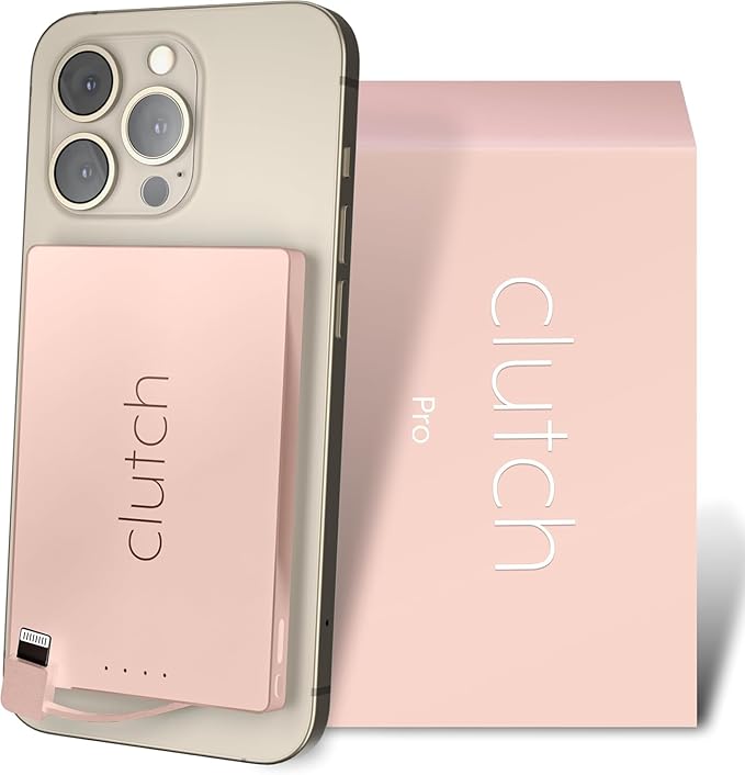 Clutch Pro – World's Thinnest iPhone Charger – Portable Power Bank 5000mAh – by ClutchCharger