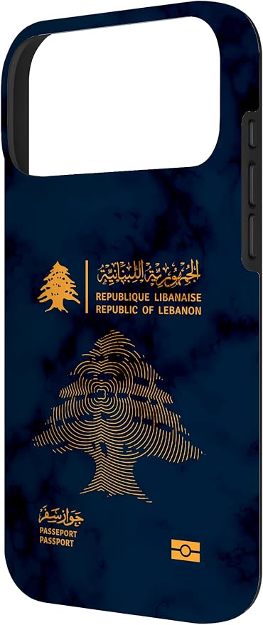 Lebanon, Lebanon Passport, Lebanon Flag, Lebanon map. Case - Image 2