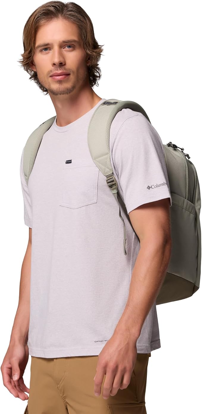 Columbia Unisex Buxton 26L Backpack, Safari/Stone Green, One Size - Image 3