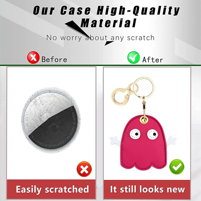 Leather Keychain Holder Case Compatible - Image 4