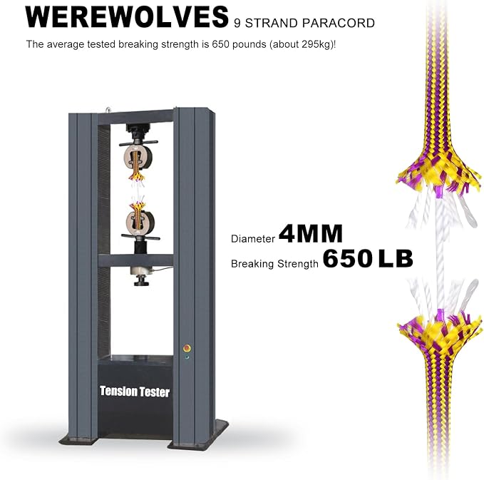 WEREWOLVES 650lb Paracord/Parachute Cord - Image 4