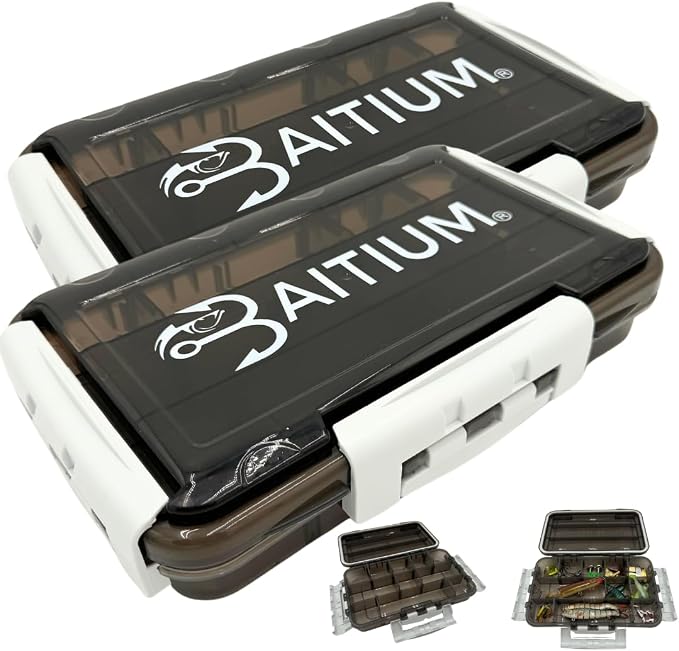 Baitium XTRAseal Waterproof Fishing Tackle Box Organizer, Tackle Boxes by Baitium