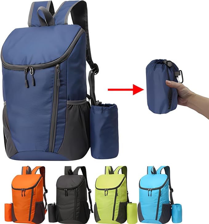 Portable Foldable Backpack Folding Mountaineering Bag, Ultralight Outdoor - Image 4