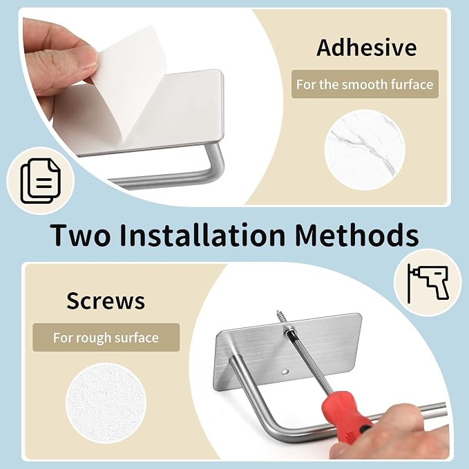 Hat Racks for Baseball Caps 4 Pack, Stainless Steel Adhesive Hat Hanger Hooks - Image 2