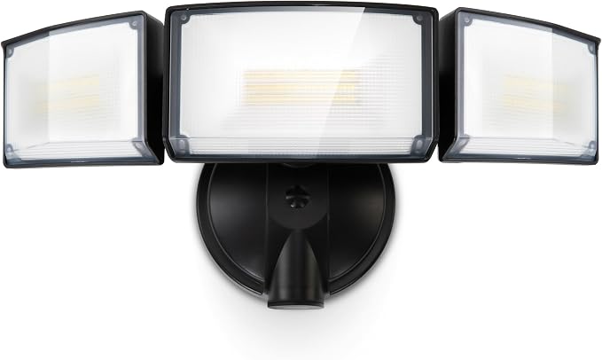 LUTEC 75W 8000 Lumen Floods Light Outdoor, Switch Controlled LED Security Lights by LUTEC