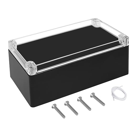 LeMotech Project Box ABS Plastic IP65 Waterproof Dustproof Electrical Junction by LeMotech