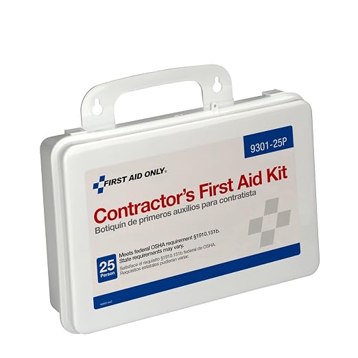 First Aid Only 9301-25P 25-Person Contractor's First Aid Kit - Image 2