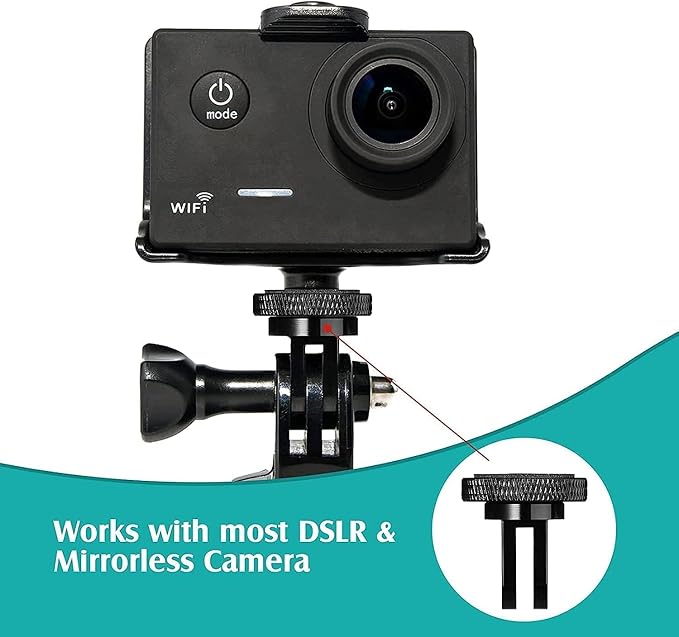 Aluminum Camera Tripod Adapter 1/4"-20 Conversion Adapter Mounts Compatible - Image 5