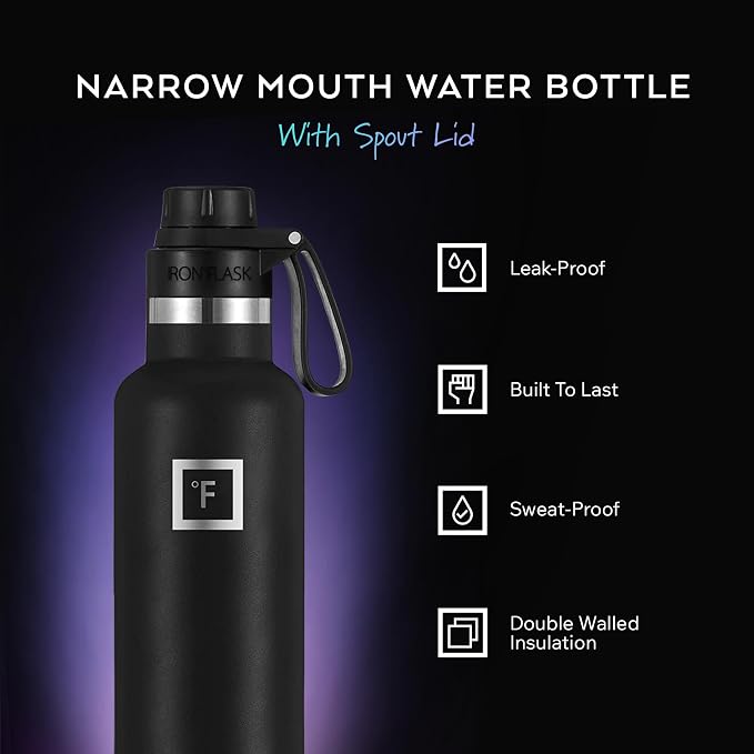 IRON °FLASK Camping & Hiking Hydration Flask - Image 2