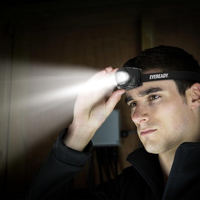 Eveready LED Light Rechargeable Headlight, 300 Lumen, IPX4 Water Resistant - Image 5