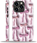 for iPhone 14 Pro Max Case, HL2 Abstract Ribbons Bows Hybrid 2 Layer Hard Shell by Unknown
