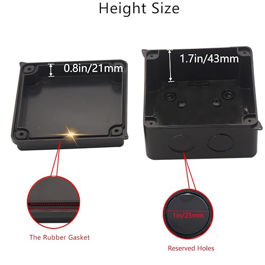 Project Box IP65 Waterproof Dustproof Junction Boxes ABS Plastic DIY Electronic - Image 4