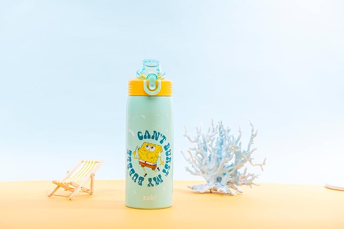 Zak Designs SpongeBob SquarePants Sage Kids Water Bottle - Image 10