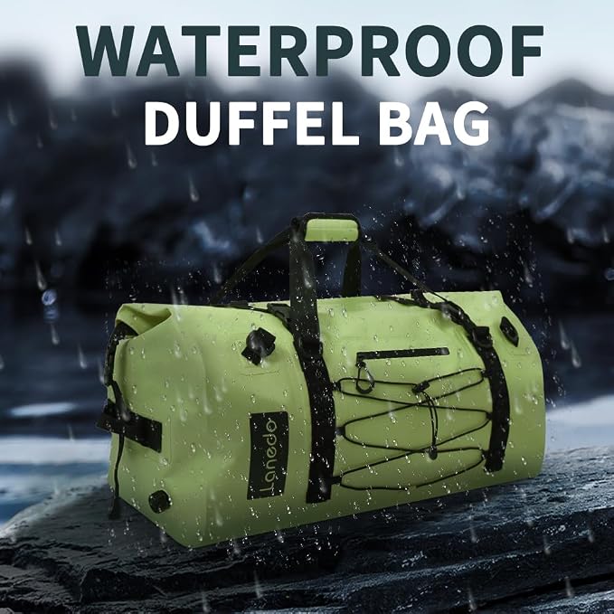 80L Dry Bag Large Waterproof Bag Roll-Top Heavy Duty Fishing Duffel Bag - Image 3