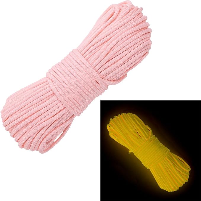 Glow in The Dark Zesty 550lb Paracord – 21 Strand Luminous Parachute Cord by WestCoastParacord
