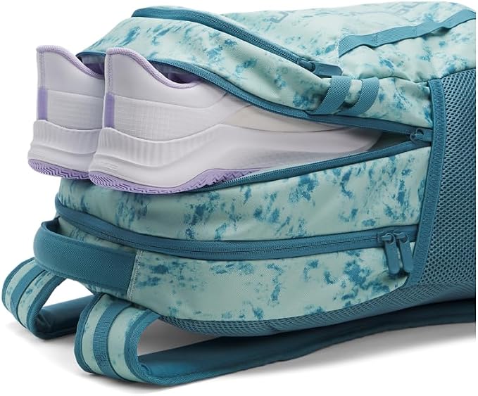 Under Armour Hustle 6.0 Backpack, Enamel Blue/Boundless Blue/Boundless Blue - Image 5