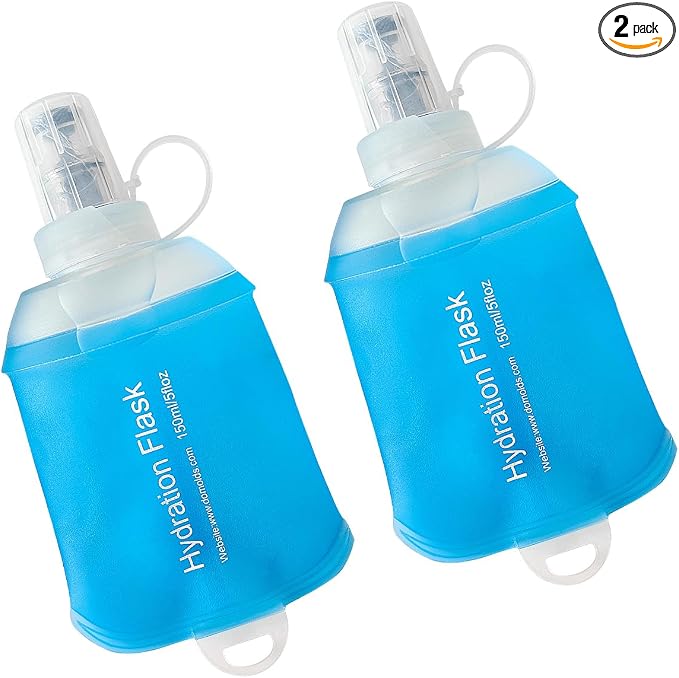 WILDREEDS 150ml Soft Flask, TPU Collapsible Soft Water Bottle by WILDREEDS