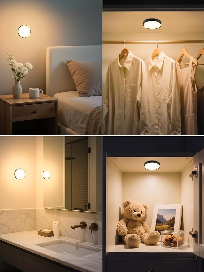WILLED Tap Light Rechargeable, 3000K Dimmable Touch Light Buit-in 1000mAh Large - Image 2