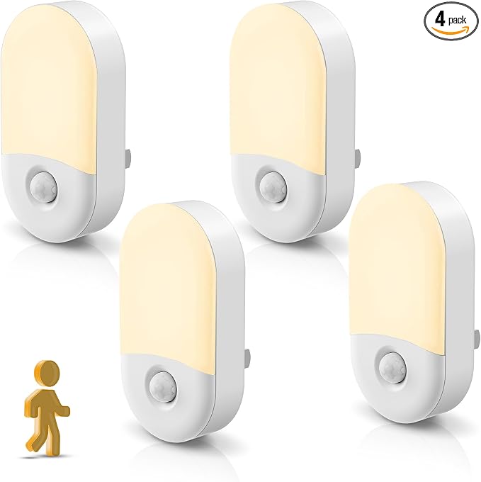 L LOHAS LED Motion Sensor Night Light, Motion Activated Night Light, 3000K Warm by LLOHASLED