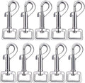 Swivel Snap Hooks, Lucky Goddness 10pcs Metal Heavy Duty Square Eye Clasp by LuckyGoddness