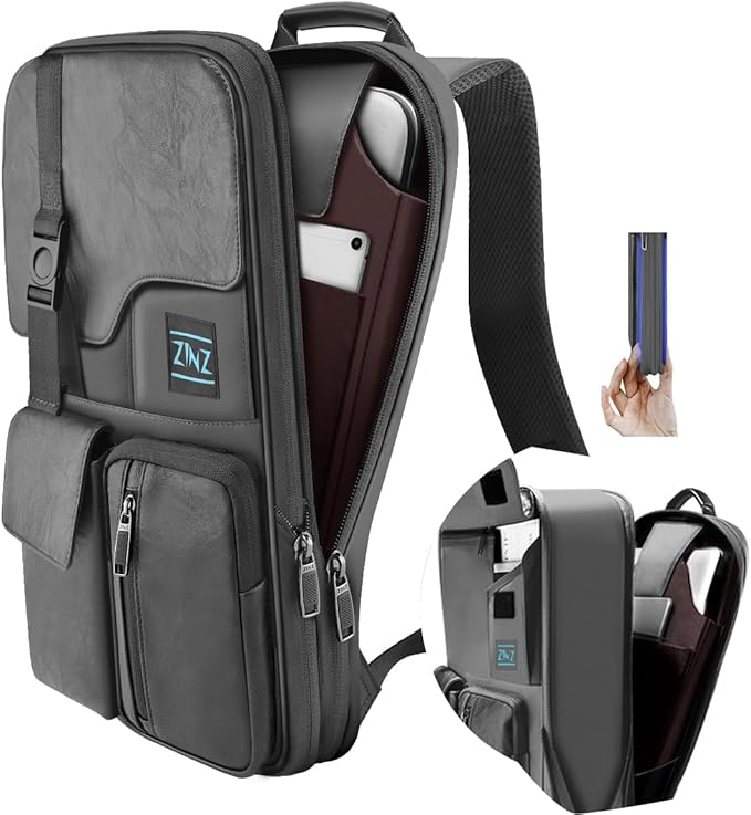 ZINZ Laptop Backpack 15 15.6 16 Inch, Expandable Computer Rucksack by ZINZ