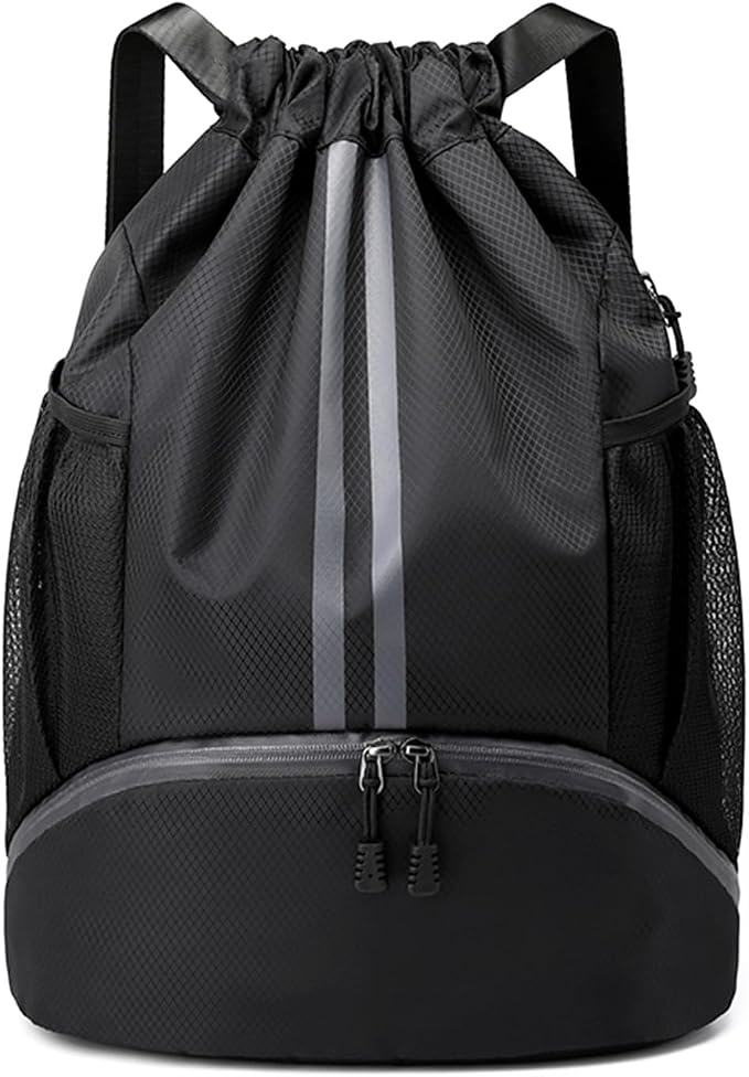 JELUTAR Drawstring Backpack Gym Bag by JELUTAR