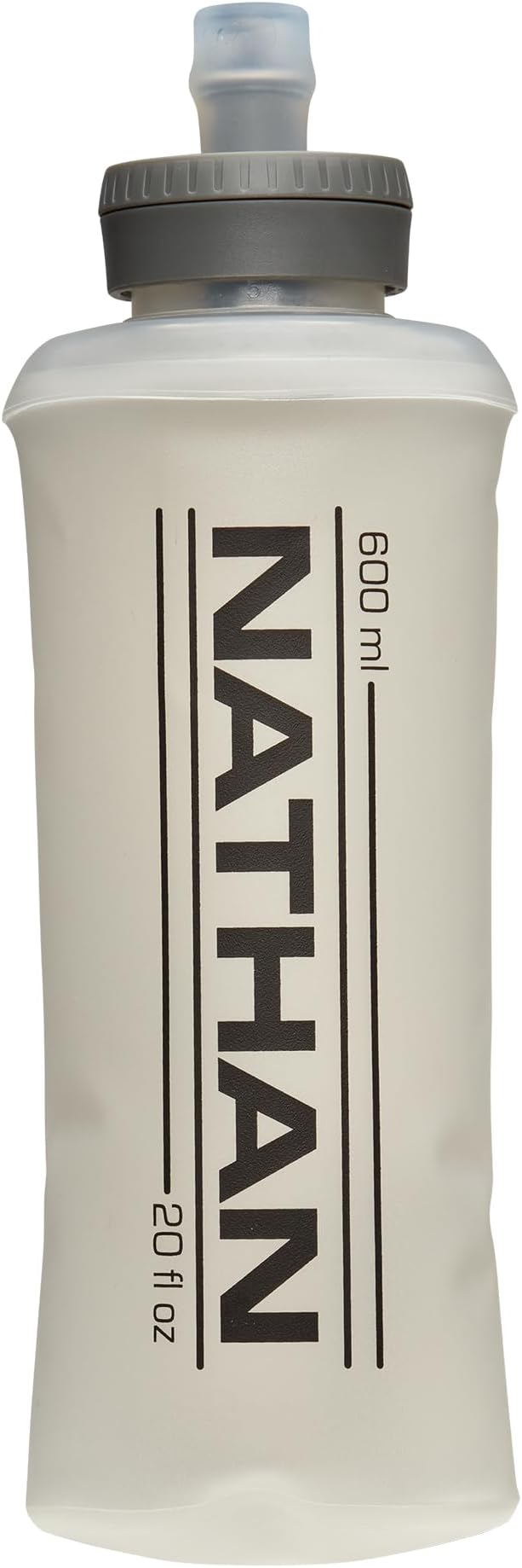 Nathan 20oz Soft Flask w/Bite Top, Running Water Bottle, Collapsible Water by NATHANSPORTS