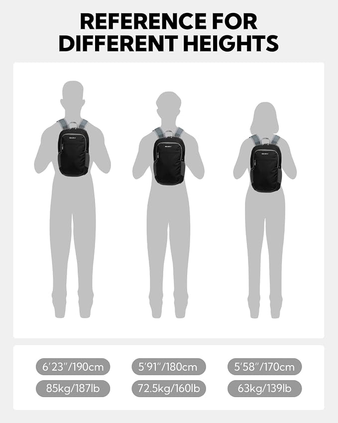 WATERFLY Packable Lightweight Small Backpack: 15L Foldable Mini Hiking Daypack - Image 8