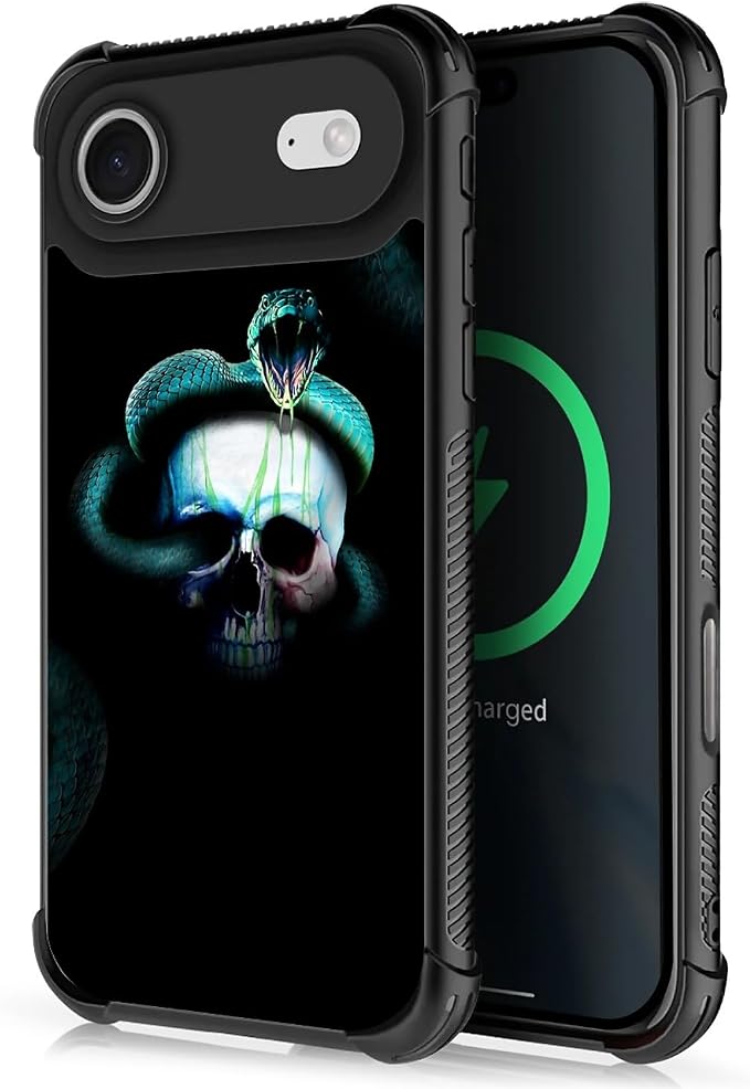 for iPhone 17 Air Case, for MagSafe Graphic Design for Girl Boy Soft Silicone by FKBRCL4U