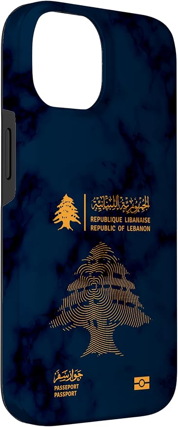 Lebanon, Lebanon Passport, Lebanon Flag, Lebanon map. Case - Image 3