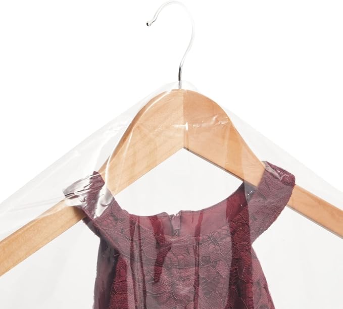 Juvale Clear Plastic Garment Bag - Image 6