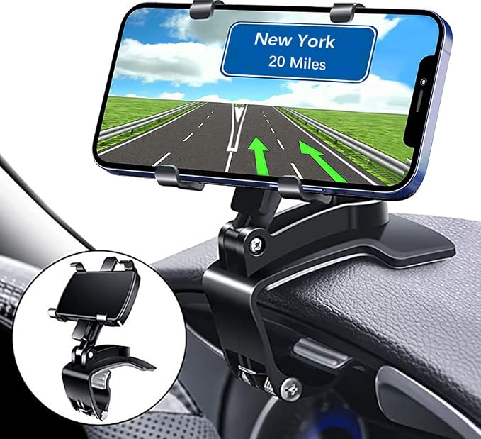 YAOKEEP Universal Car Phone Holder Mount, 360 Degrees Rotation Dashboard Phone by YAOKEEP