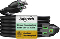 Adoreen Outdoor Power Extension Cord 30 Ft, 3 Prong 16 AWG Grounded Wire Heavy by Adoreen