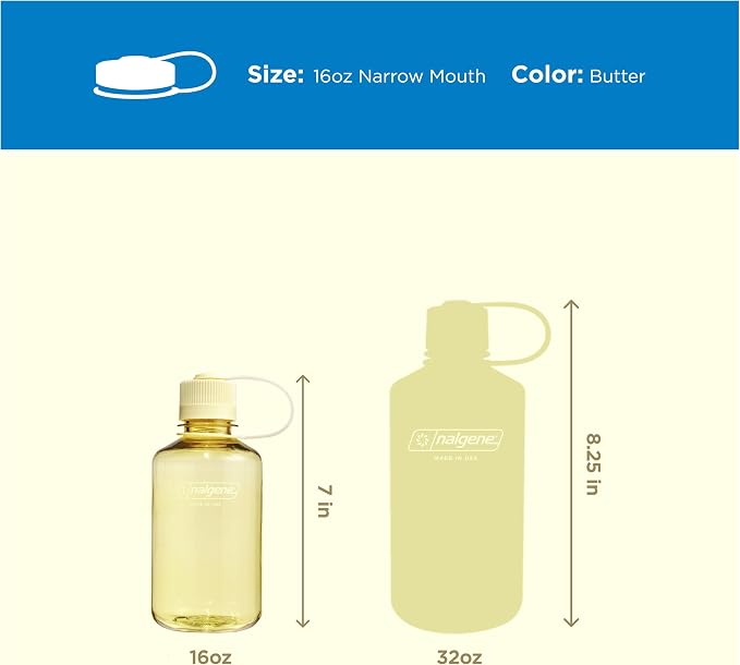 Nalgene 16 oz Narrow Mouth Water Bottle | BPA-Free, Durable & Leak Proof - Image 5