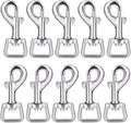 Swivel Snap Hooks, Lucky Goddness 20pcs Metal Heavy Duty Square Eye Clasp by LuckyGoddness