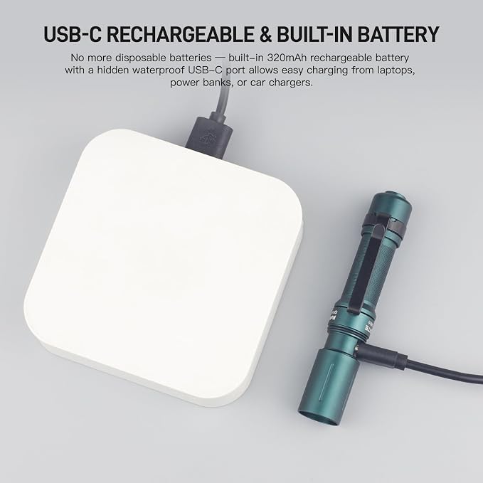 ThruNite Archer Mini Pocket EDC Pen Flashlight, USB-C Rechargeable Mini LED - Image 9