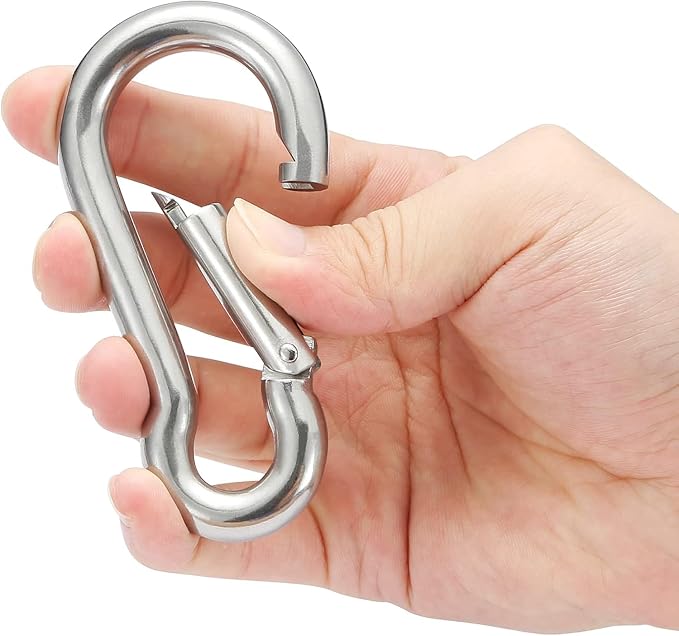 sprookber Stainless Steel Spring Snap Hook Carabiner - Image 4