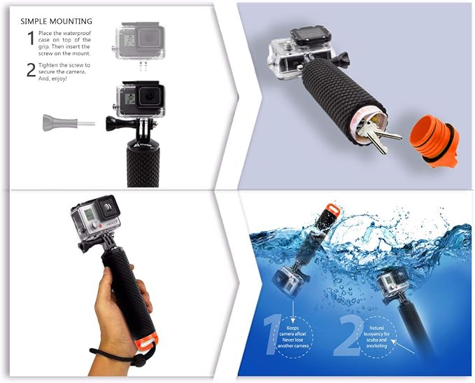 Floating Hand Grip Waterproof Monopod - Image 6