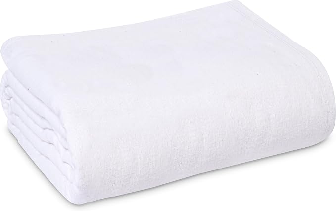 Linteum Textile Cotton Blended Hospital Patient Bath Blanket, Bed Bath Sheet by LinteumTextileSupply