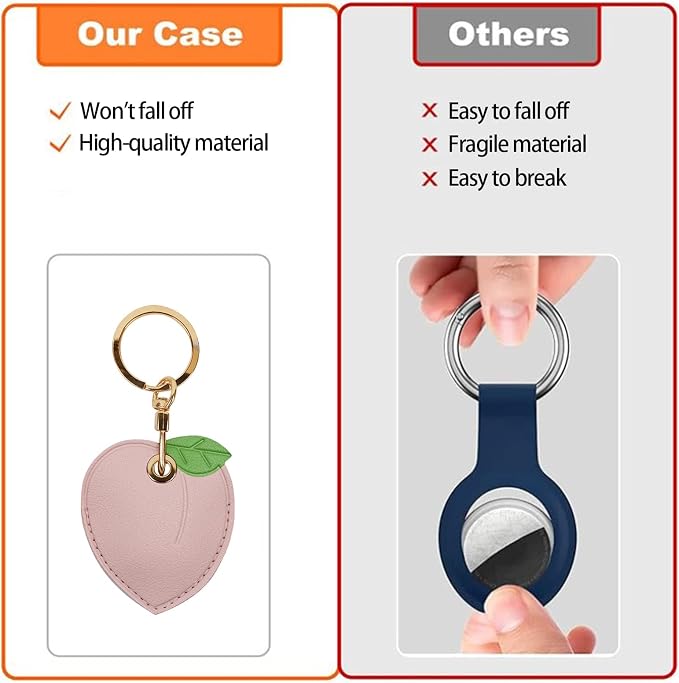 Leather Keychain Case Holder Compatible - Image 7
