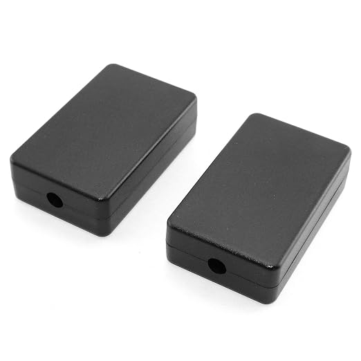 DGZZI Electrical Junction Box 4PCS Electric Plastic Black Waterproof Project - Image 4