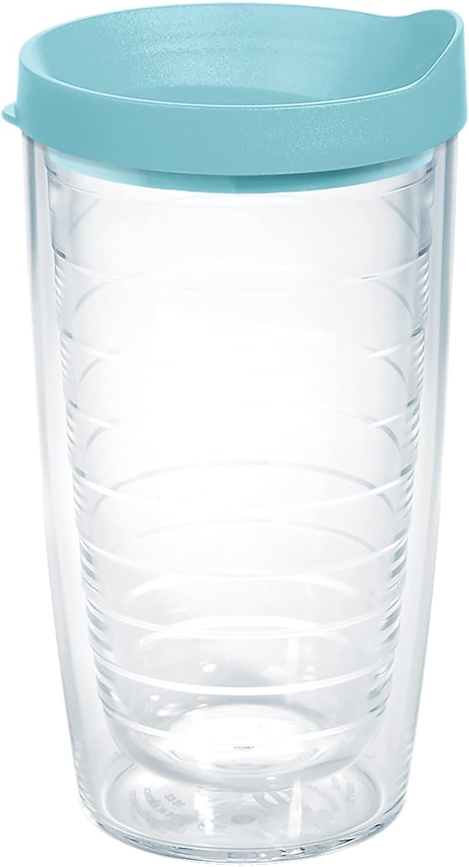 Tervis Clear & Colorful Lidded Made in USA Double Walled Insulated Tumbler by TervisTumblerCompany
