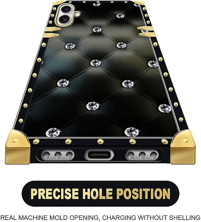 for iPhone 17 Case Luxury Golden Decoration - Image 5