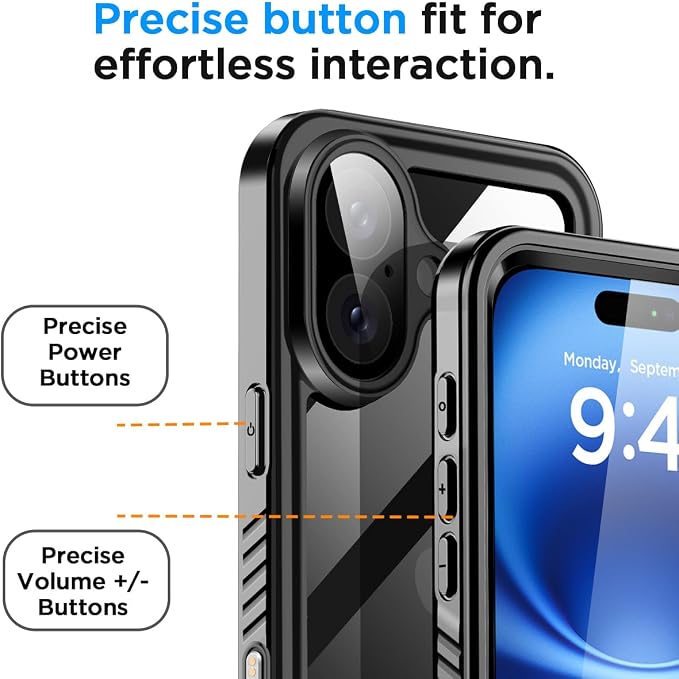 AICase Compatible with iPhone 16 Case Waterproof - Image 8